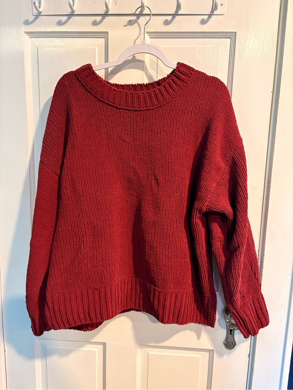 Aerie Red/Marron Knit Sweater